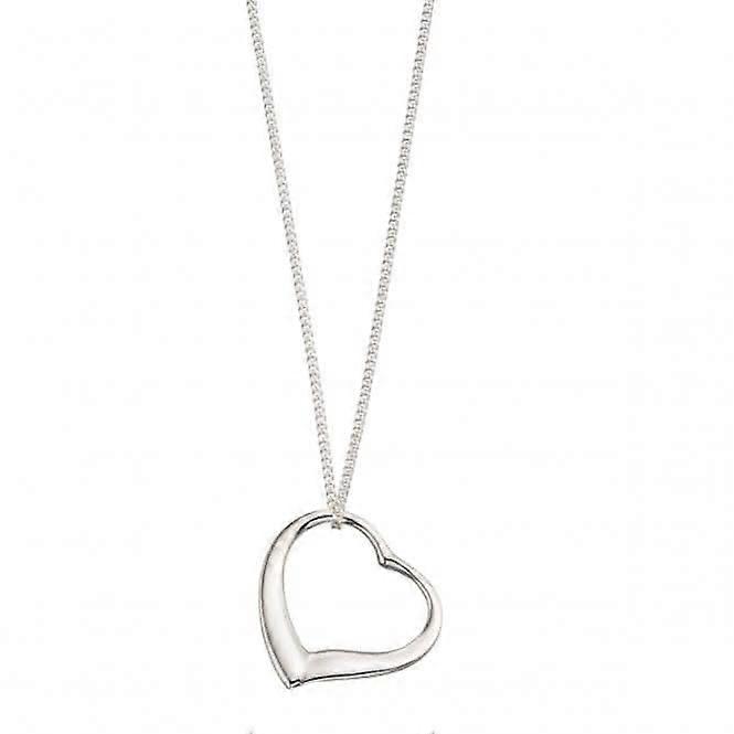 Beginnings Sterling Silver P354 Slip On Heart + 46cm Chain