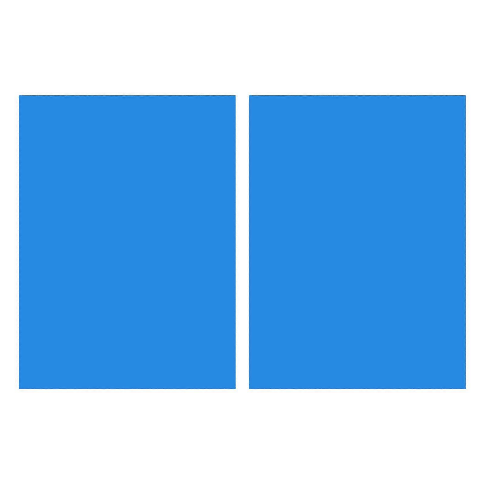 2Pcs PVC Translucent Plastic Sheet Correction Gel Light Filter Lightweight