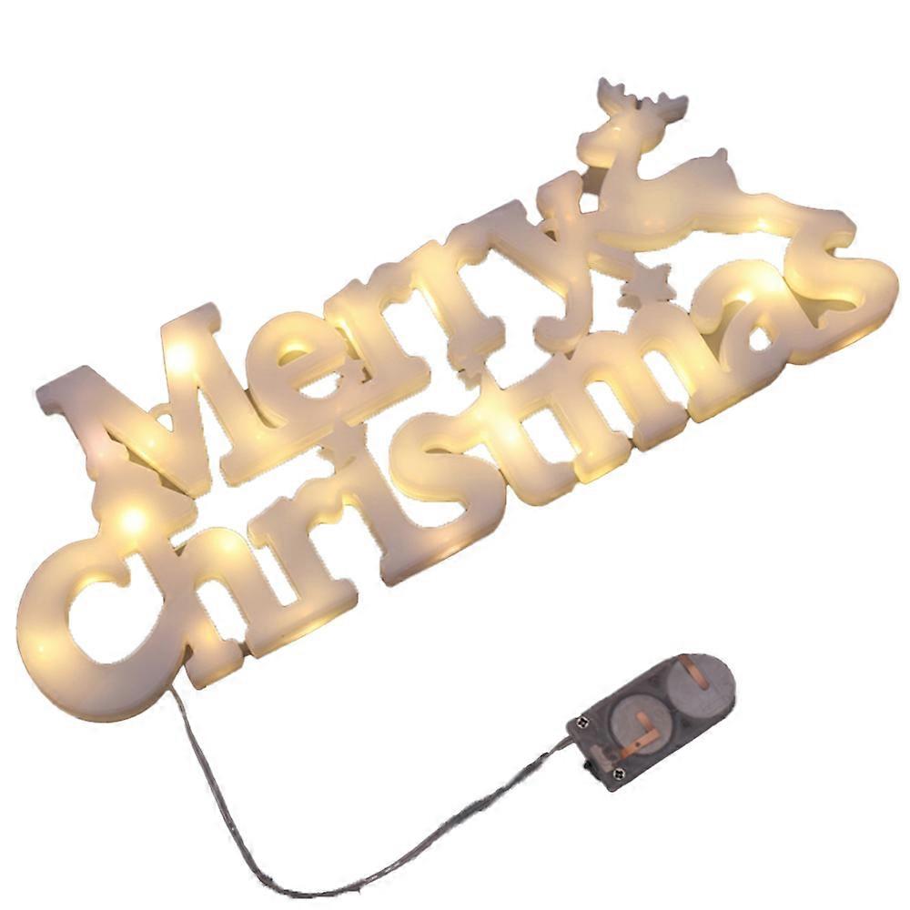 Light Up Letters Sign For Christmas, Battery Operated Decoration That Brings Versatile Application To Any Space, Easy To Install