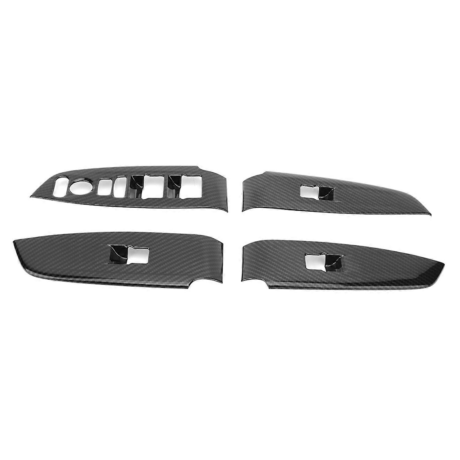 4Pcs Set Inner Window Lifter Switch Panel Cover Trim Water Transfer LeftHand Drive Fit for Honda Acc