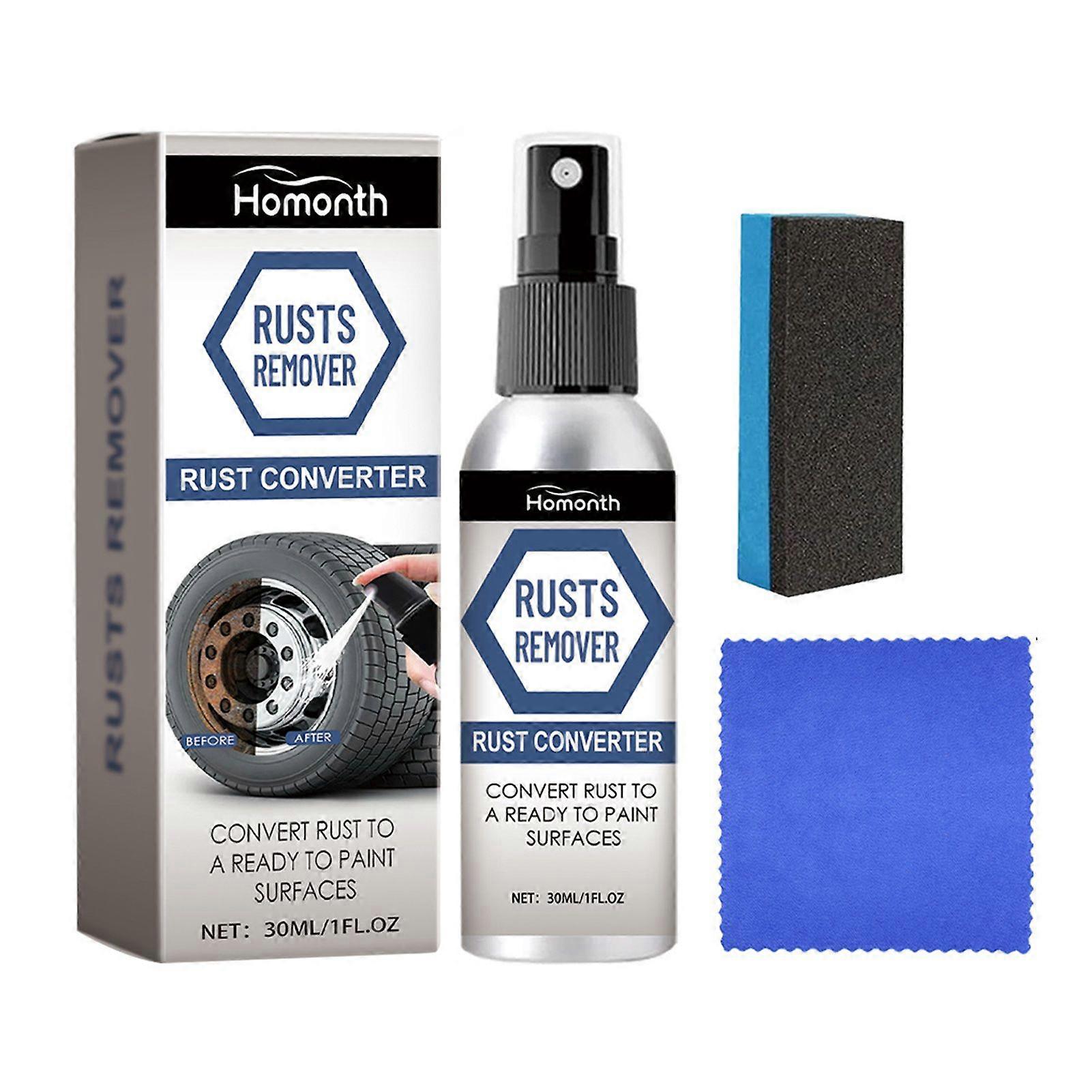 Car Rust Remover Derusting Spray Rust Inhibitor Maintenance Cleaning for Panel Tire Cleaning