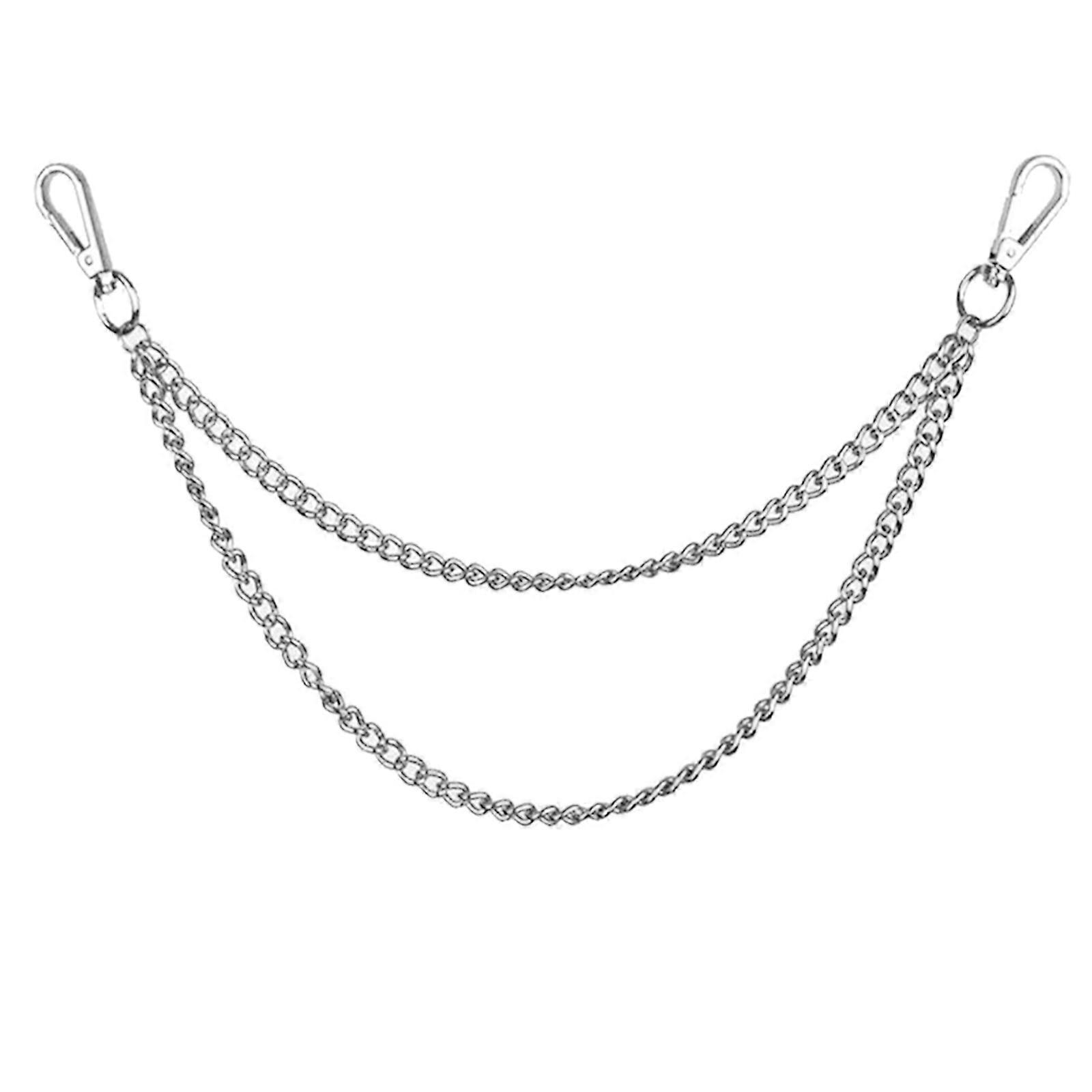 Jeans Chains Pocket Chain Wallet Chain Belt Chains Silver Pants Chains Hip Hop Pants Chain Keyring Wallet Chain for Men