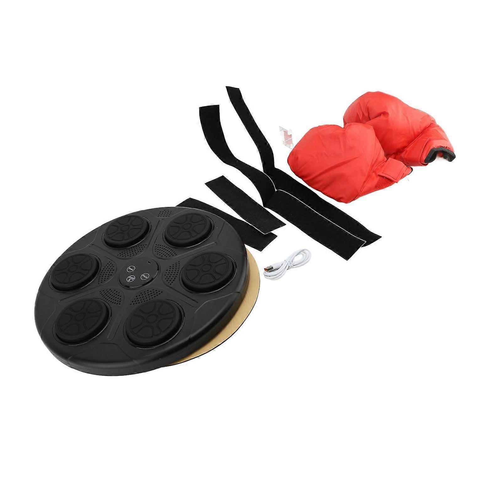Quiet Boxing Wall Target with 9 Modes, Bluetooth, and RGB Music Features