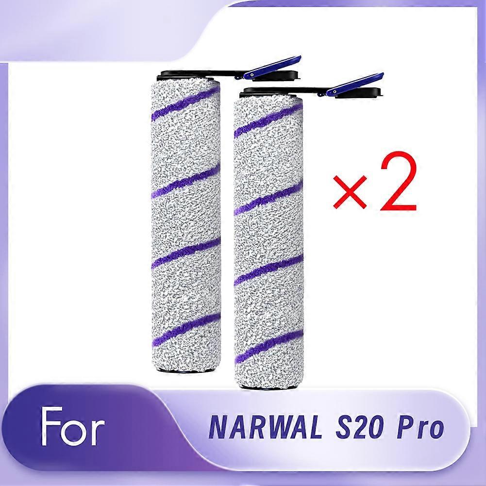 For NARWAL S20 Pro Roller Brush Replacement Parts Cordless Wet Dry Vacuum Cleaner 2 Pcs