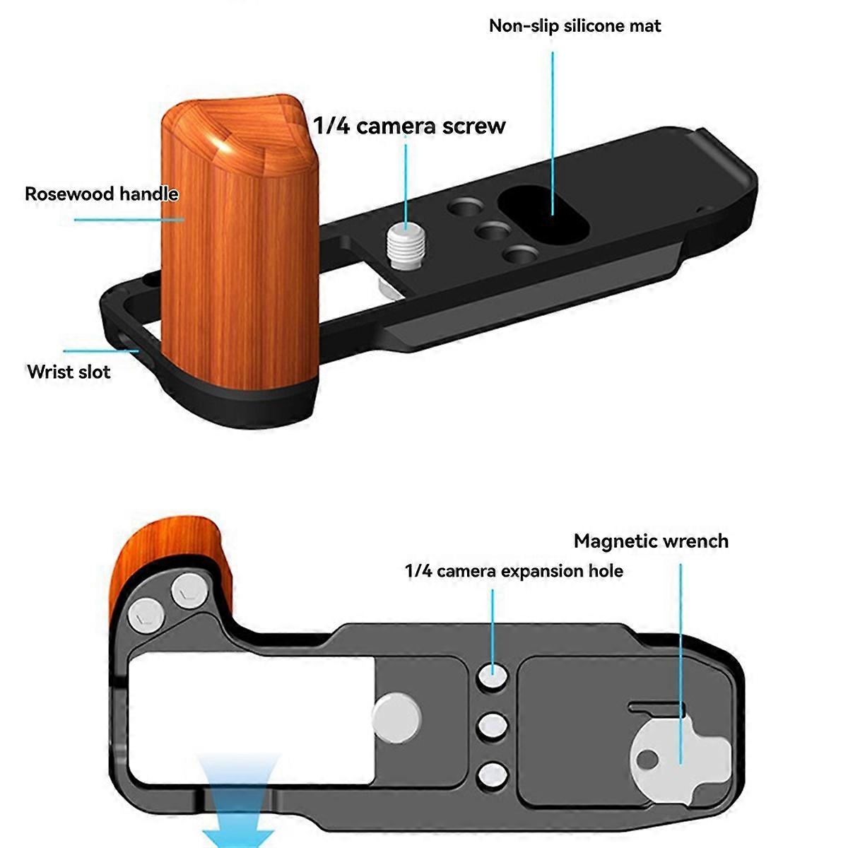 For X-M5 Camera Handle Bottom Plate Micro-Single XM5