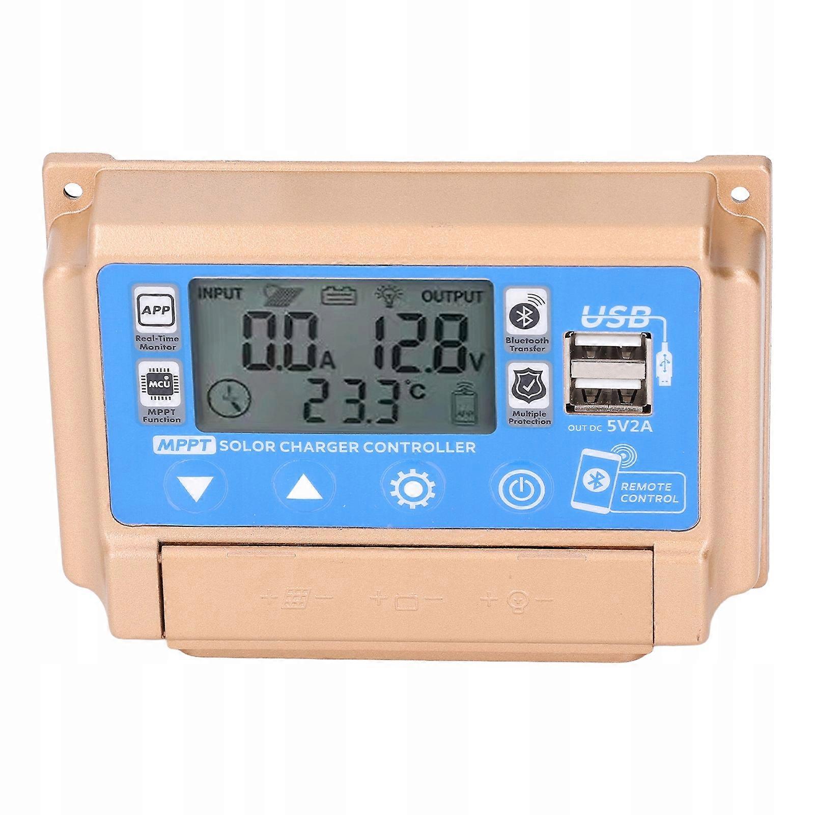Solar Charging Controller 12/24v Panel 30a Mppt Bluetooth