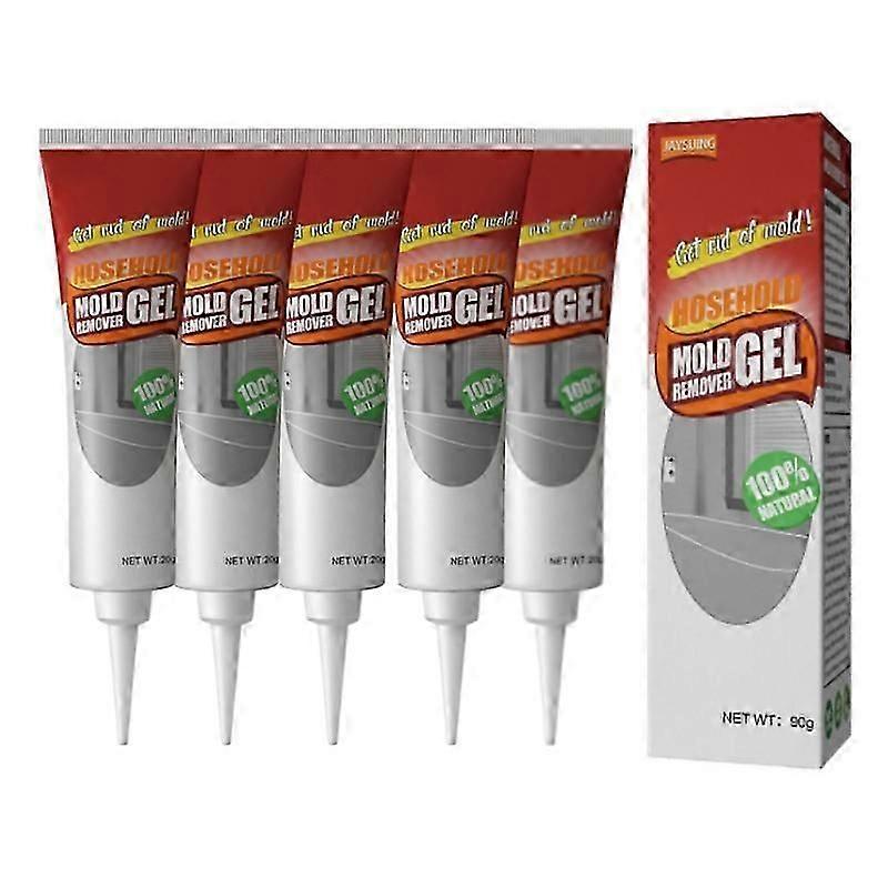 5x Deep Mold Remover Gel, Household Mould Removal Gel For Kitchen Bathroom Wall Tile Stains Sink