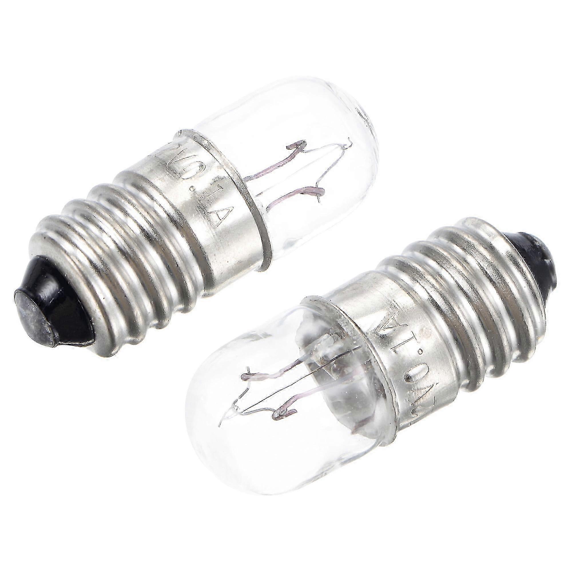 Compatible for 12V E10 Warm Yellow Light Mini Incandescent Bulbs 50 Countszrh a-s