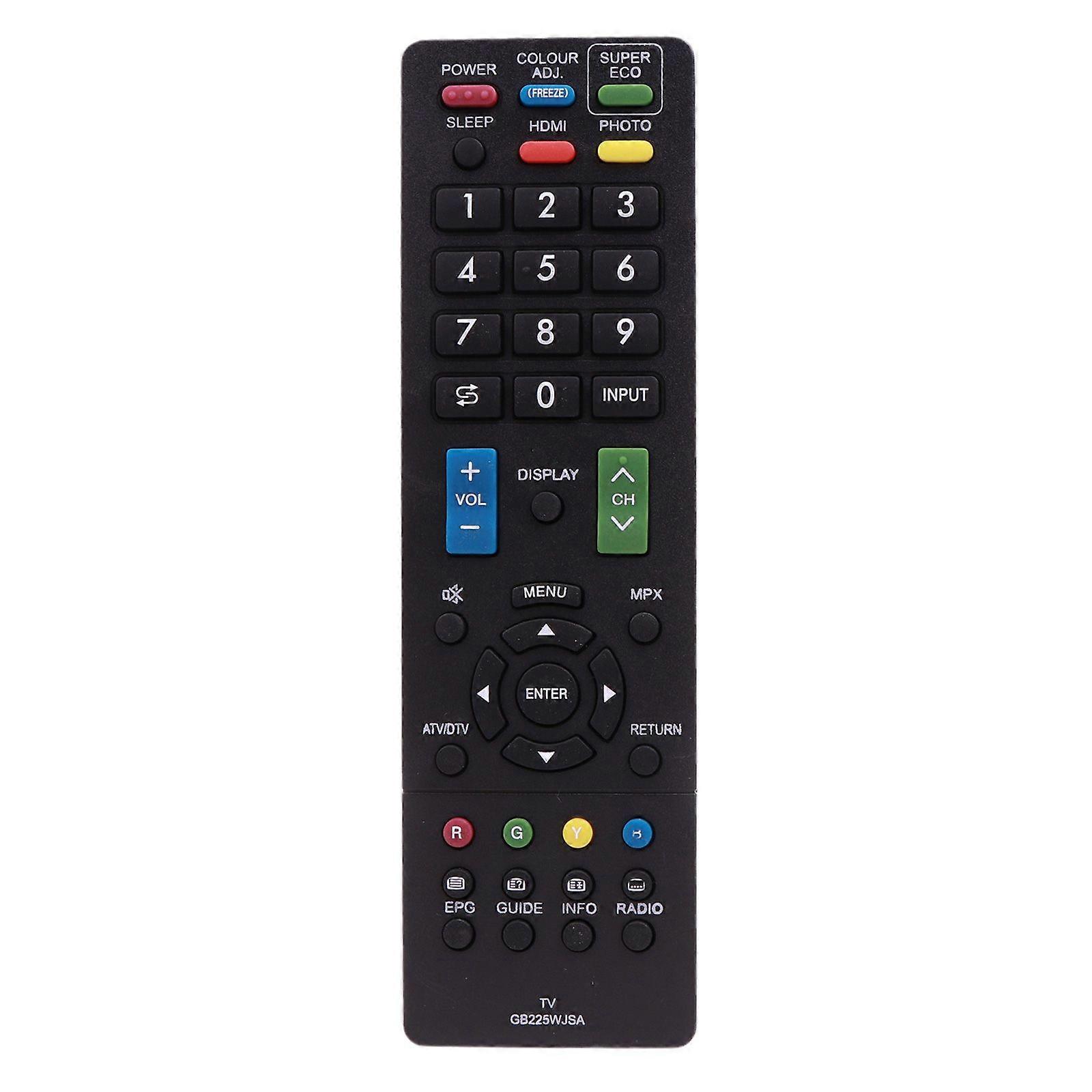 TV Remote Control Replacement for Sharp GB225WJSA Media Player Accessories