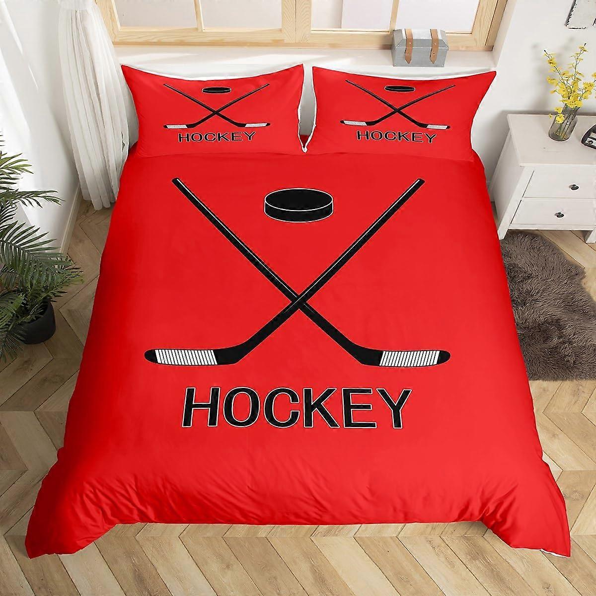 3 Pieces Red Soft Luxury Microfiber Duvet Cover Set for Bedroom Decor Queen Size
