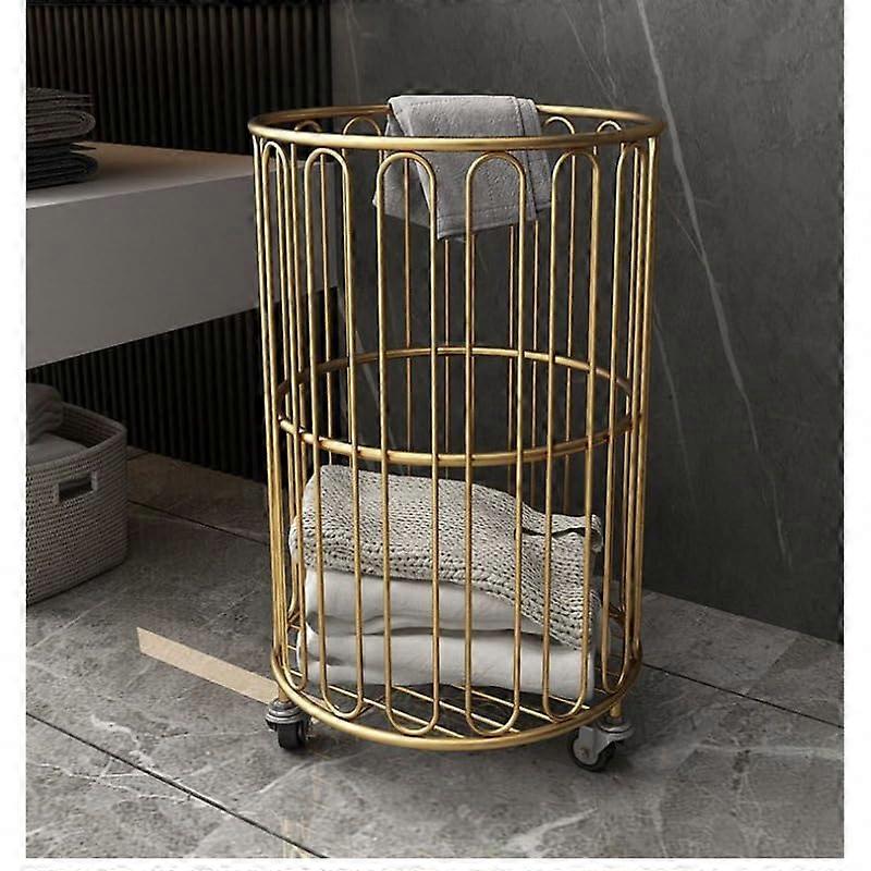 Rolling Hamper for Living and Room Bathroom Storage