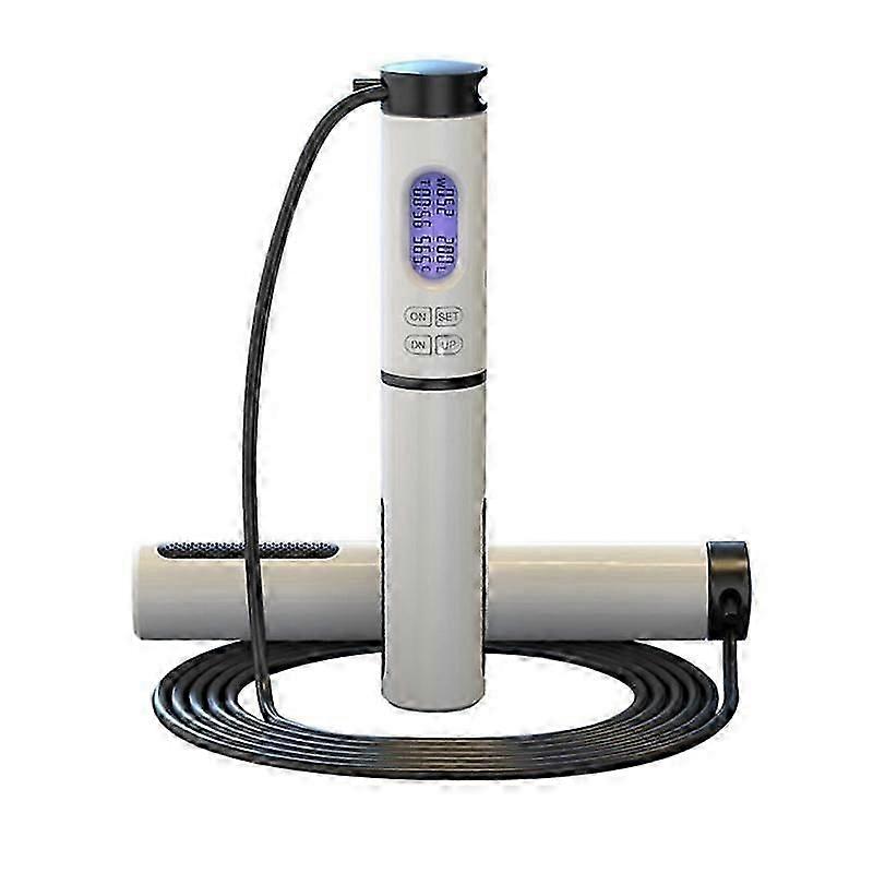 Jump Rope Electronic Counting Skipping Rope Count Function Cordless Long Rope