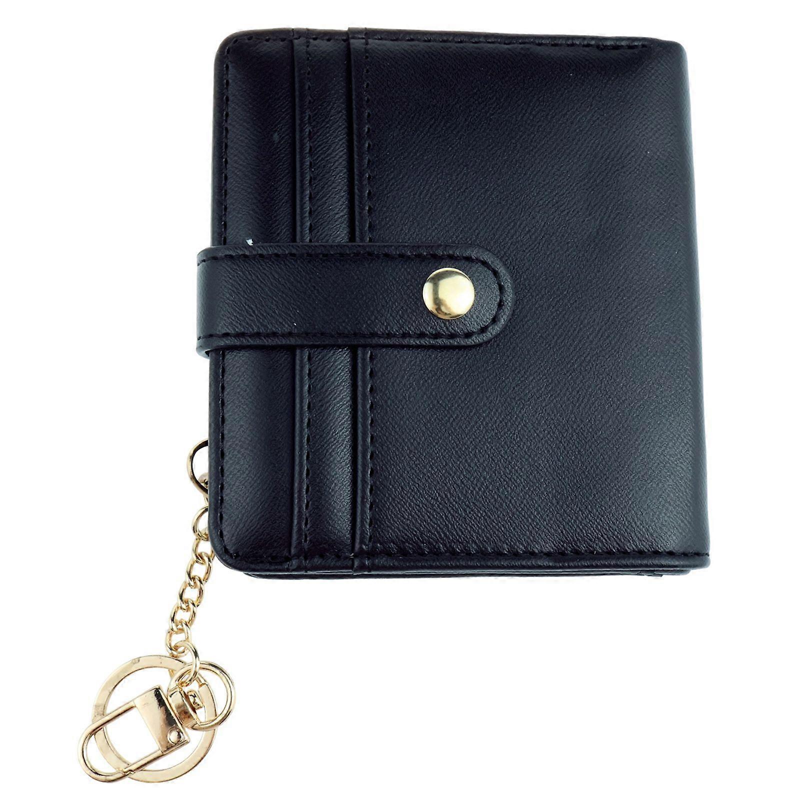 1 piece women's short 30% off small wallet - black
