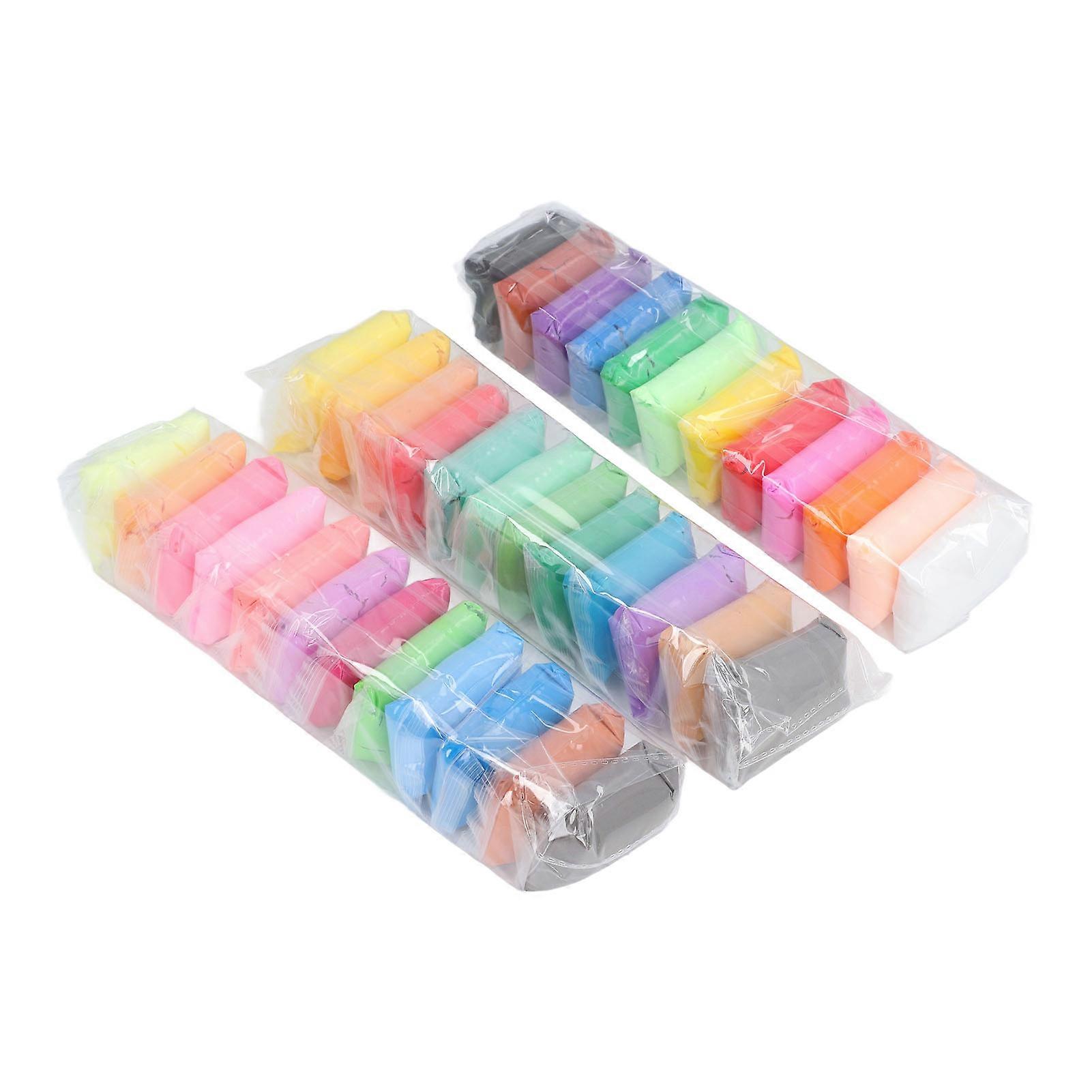 Air Dry Clay Set Ultra Light Safe Harmless Educational Colorful Modeling Clay with Tools for Kids 36 Colors 
