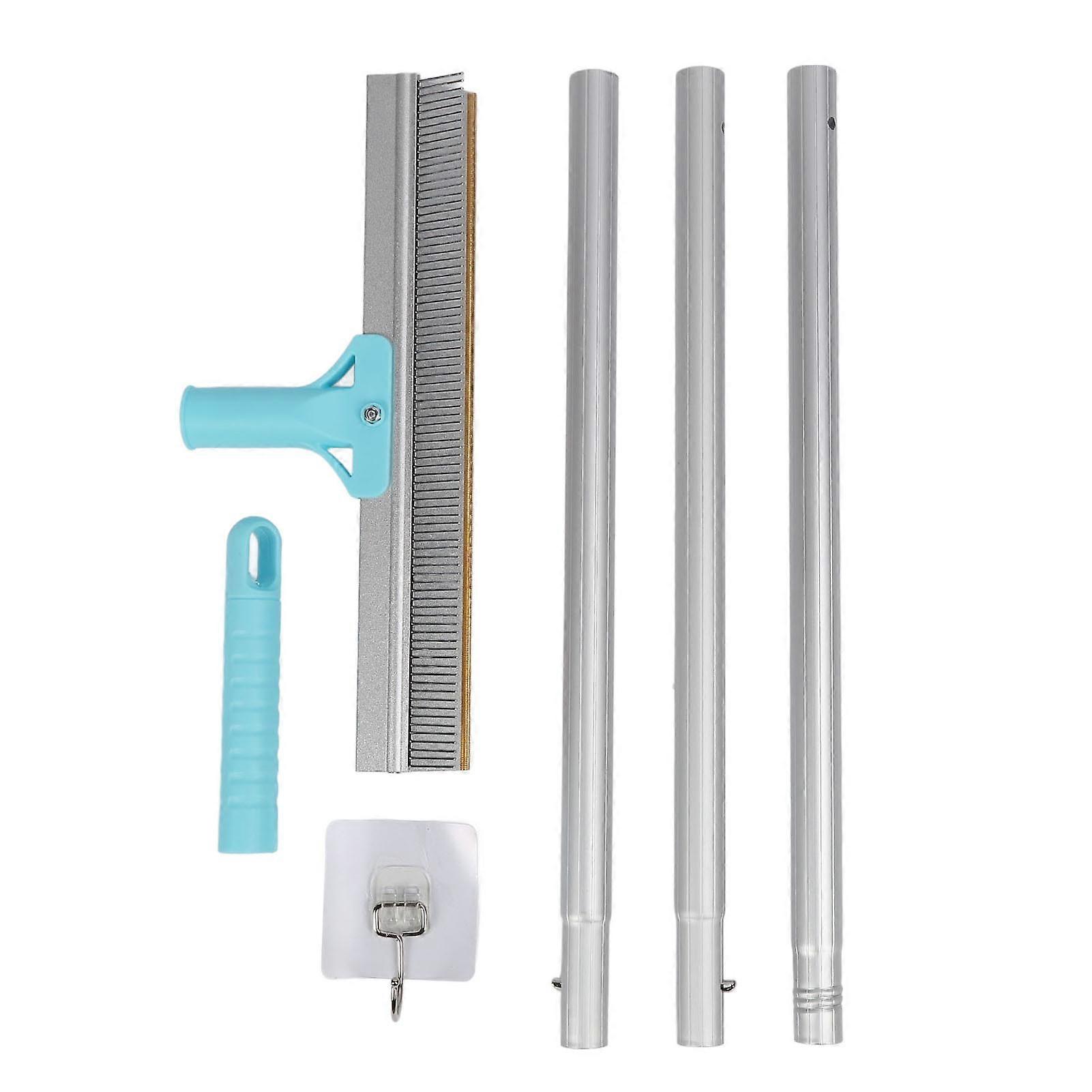 Broom Multipurpose Efficient Detailing Double Sided Detachable Reusable Carpet Rake Fur Remover for Pet Hair Removal