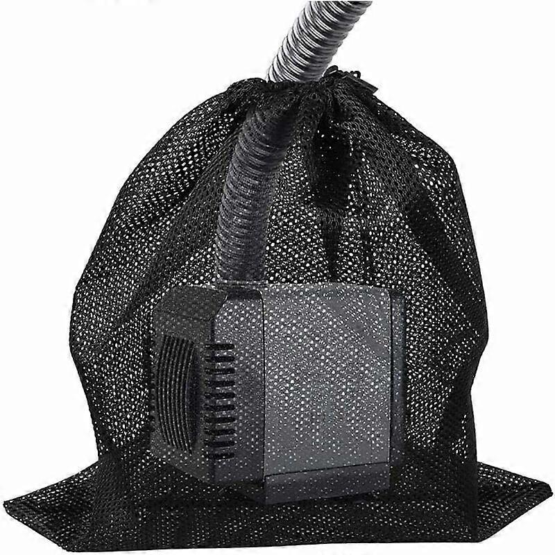 45x45cmPump Filter Bag with Drawstring, Water Pump Filter Bag Pond Pump Filter Bag Filter Net Bag Accessories Aquarium Filtration and Outdoor Swimming