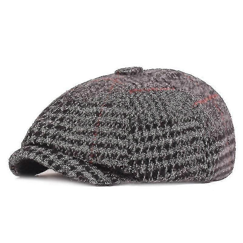 10% Wool Retro Octagonal, Winter Warm Casual Hats
