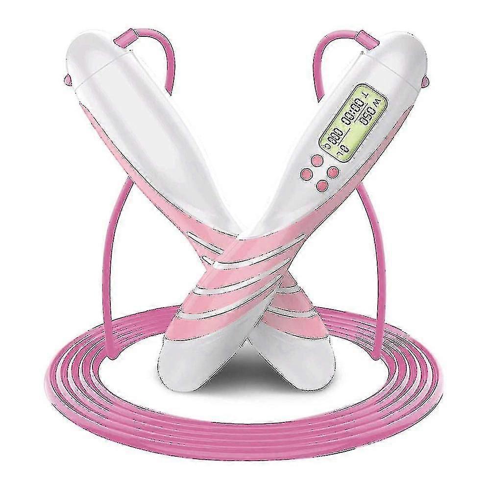 Jump Rope, Digital Weighted Handle Workout Jumping Rope With Smart Counter, Time Setting For Training Fitness