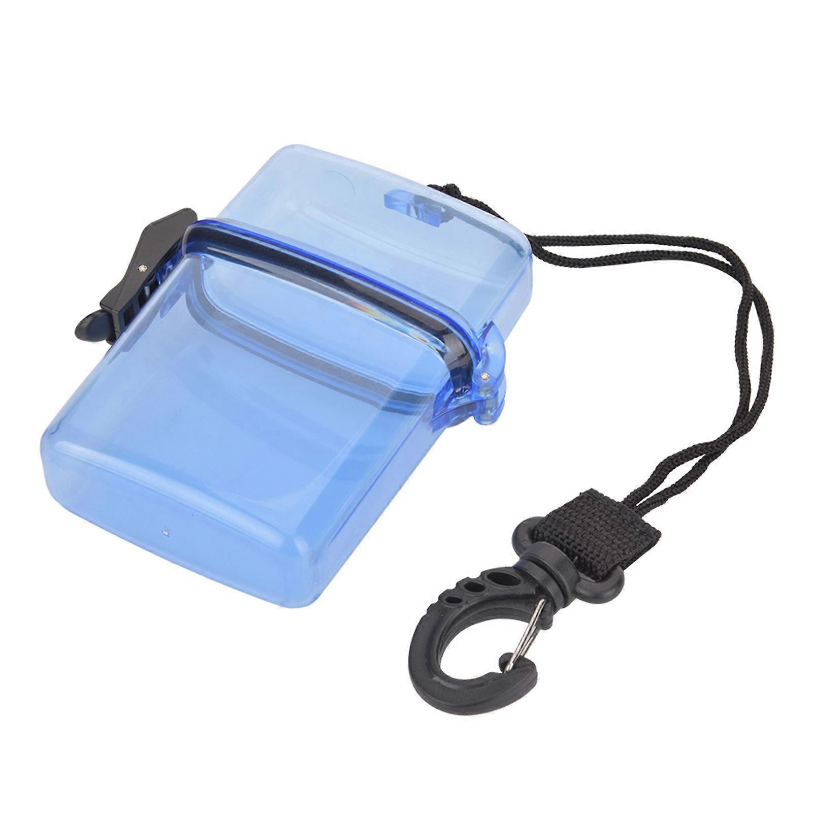 Plastic Kayak Seal Box Plastic Transparent Underwater Kayak Sealing Box with Rope Hook for Surfing Canoe Kayak