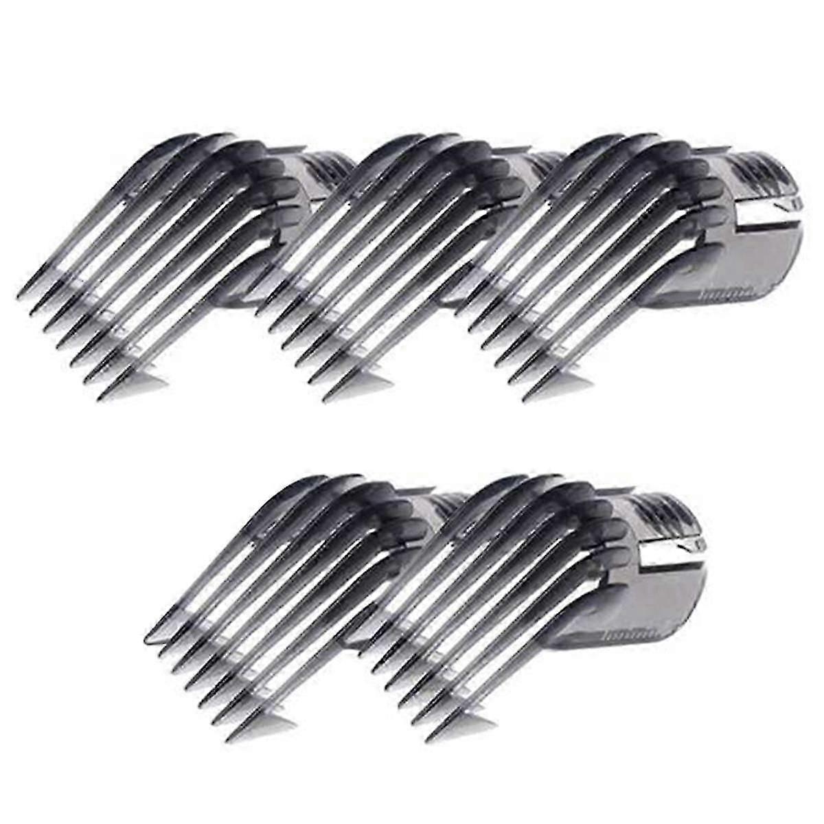 5Pcs Hair Grooming Comb Clipper Trimmer Guide Attachment compatible with QC5130 QC5105 QC5115 QC5120 3-21mm Adjustable