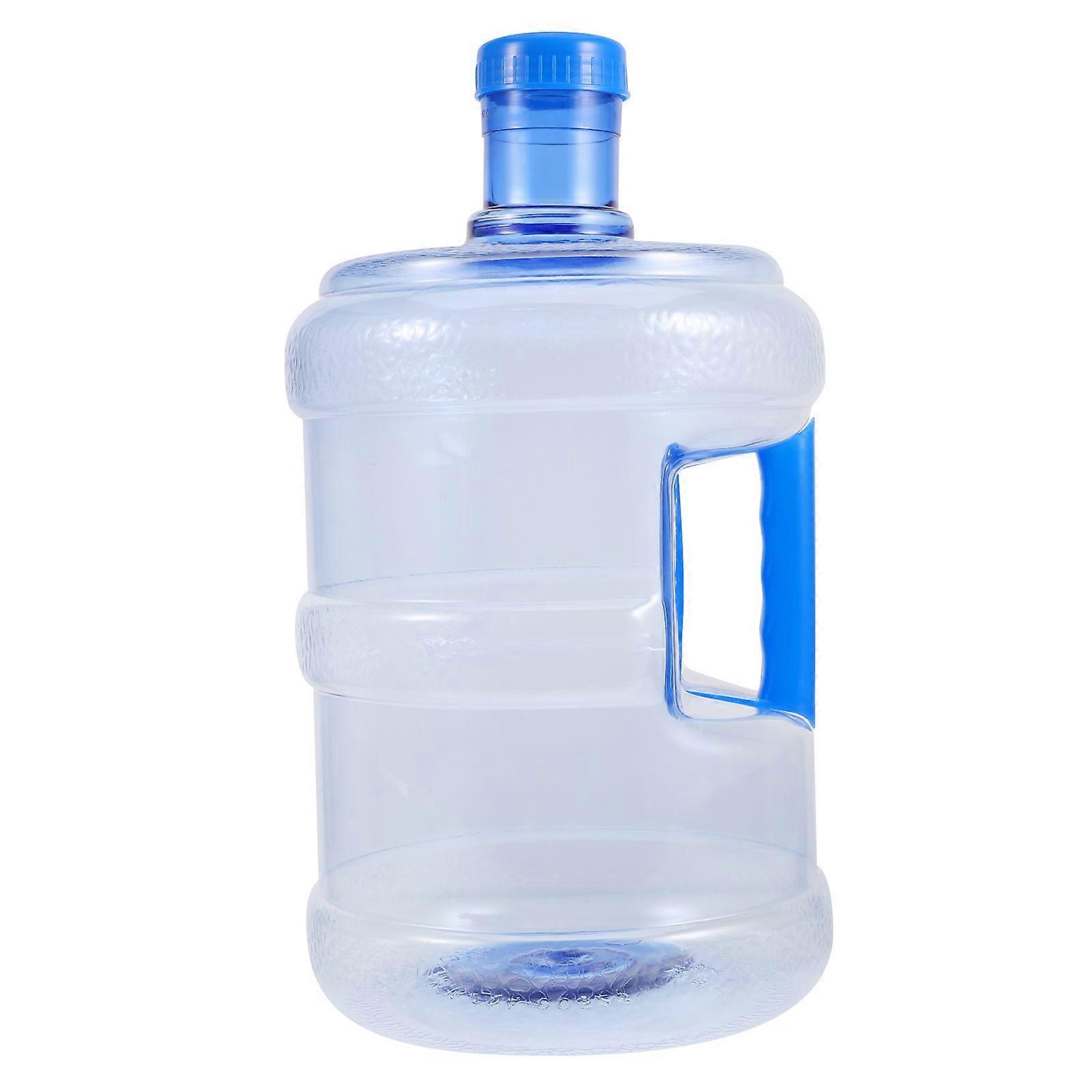 1Pc Heat Resistent Handle PC Purified Water Bucket 7.5L Plastic Water Storage Pail for Home Office (Blue)