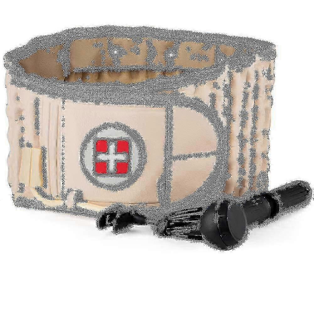 減圧バックベルト 腰椎サポート 腰痛緩和 - フリーサイズ ウエスト29～49インチ対応