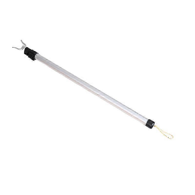 Adjustable Waterproof Rustproof Household Clothesline Pole Clothesline Pole Length Scalable to 126.5cm Aluminum Alloy