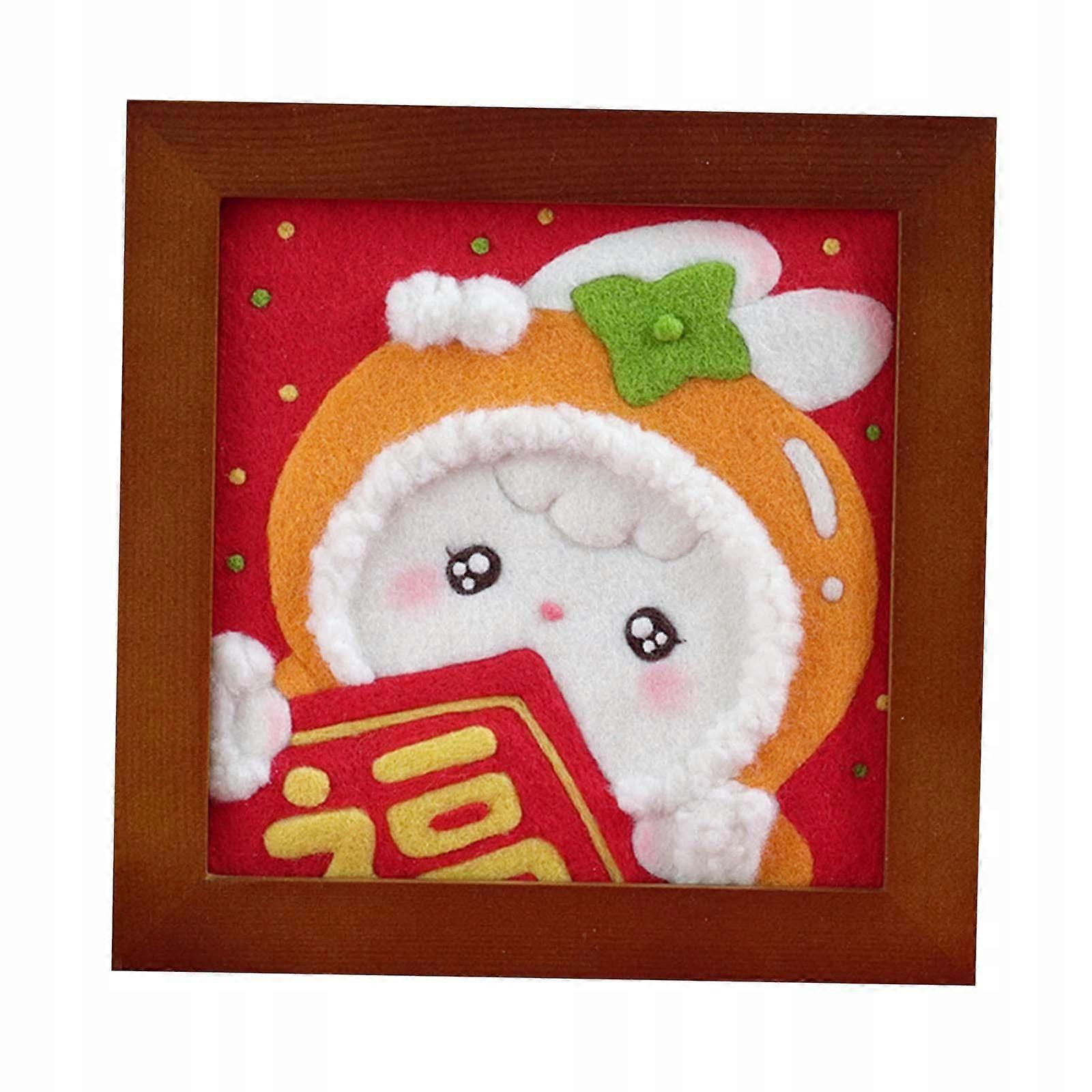 Starter Kit For Felt Embroidery With Print