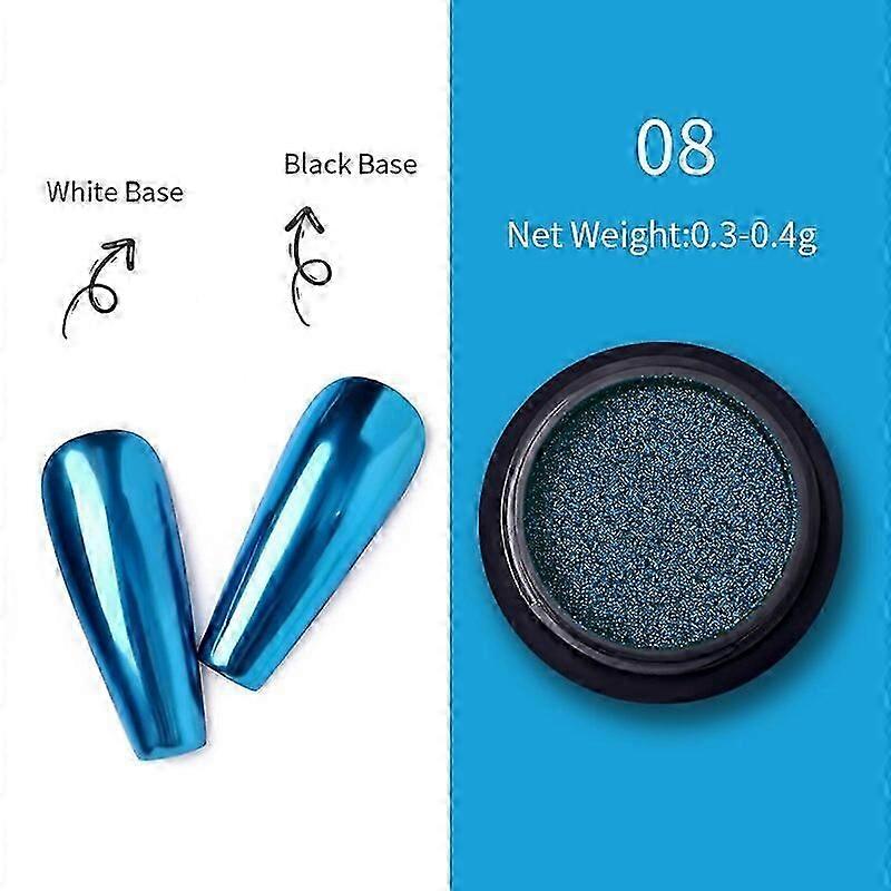 ネイルミラーパウダーエアクッションマジックペンソリッドグリッタークロームローズゴールドシルバーカラーメタリックダスト顔料ネイルアートアクセサリーyb08