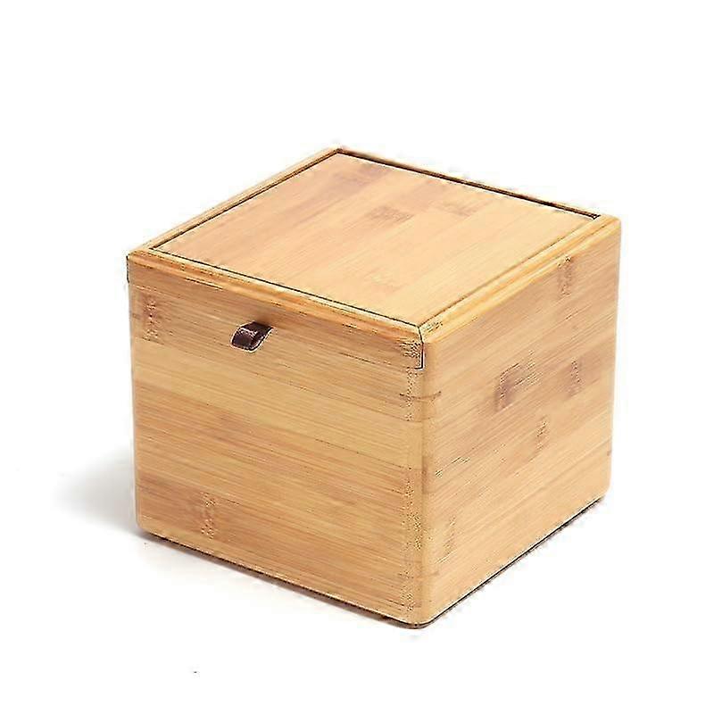 Bamboo Box Set Organizer for Home & Office - Square Size