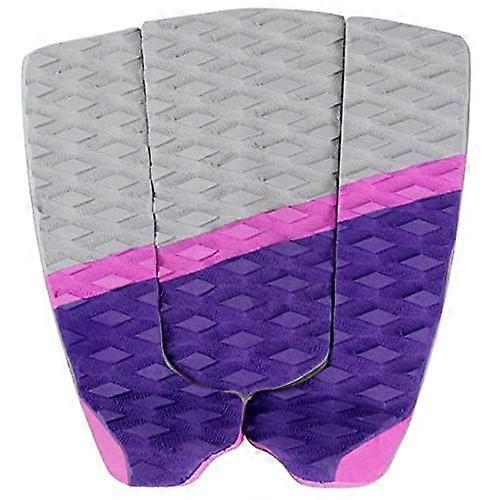 Surfboard Traction Pad 3Piece Surfboard Skimboard Stomp Foot Pad Maximum Kick Tail Deck Grip for Surfing