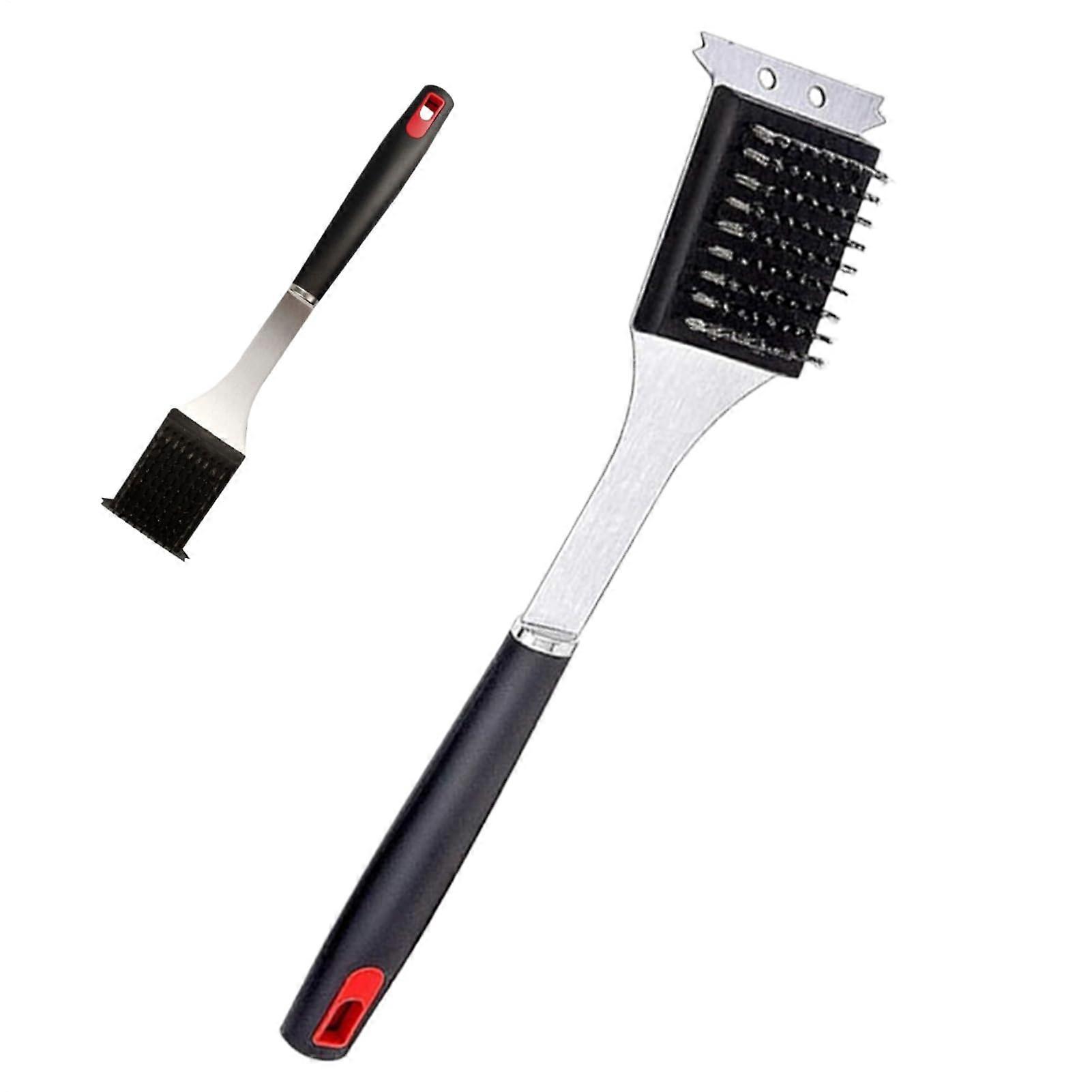 Grill Cleaner Brush and Scraper for Outdoor Grills, BBQ Cleaning Tool, Grill Scrubber and Scraper, Reusable Accessory