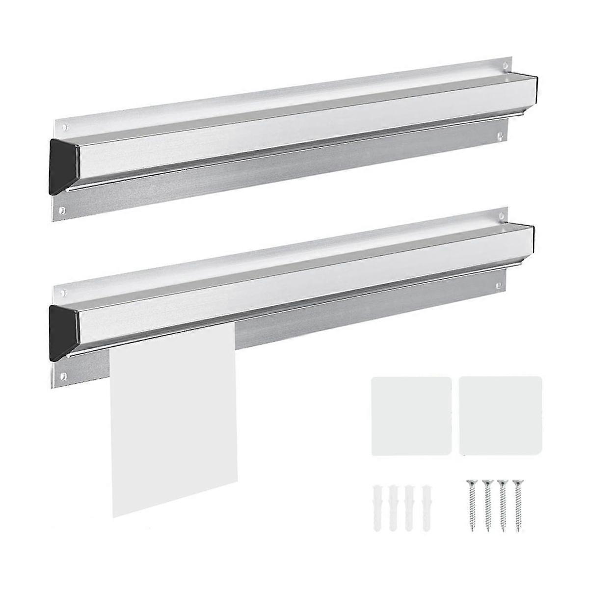 Ticket Holder for Restaurant, Ticket Check Rack Restaurant Order Receipt Holder Ticket Rail Slide Ticket Rack 2 Pcs