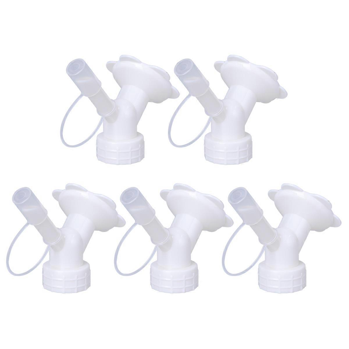 5pcs Durable Plastic Sprinkler Watering Nozzles for Bottles – Efficient Water Control Tool for Home & Garden Plant Care
