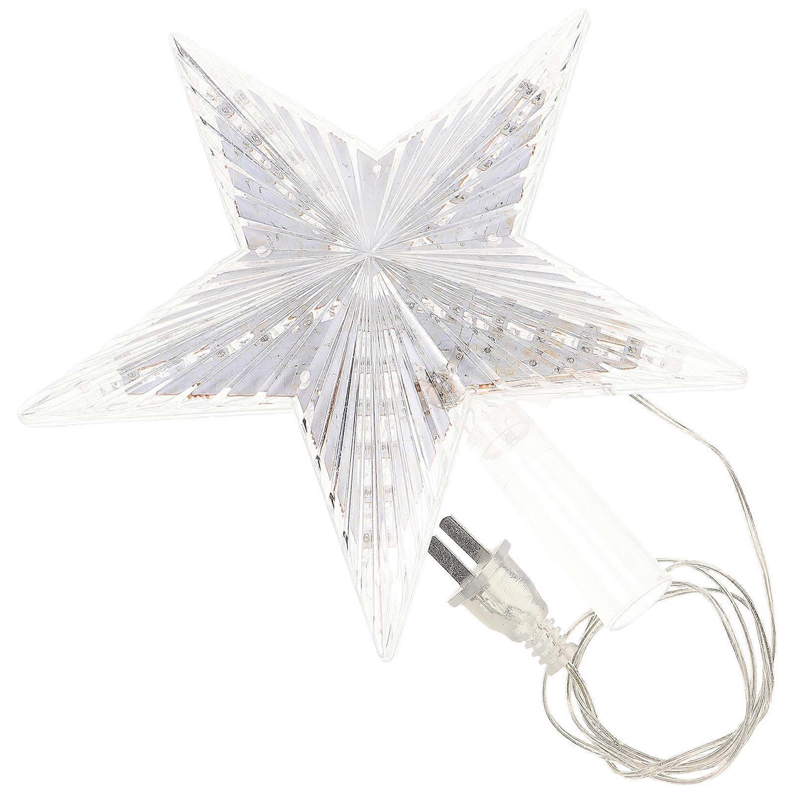 Elegant LED Star Ornament Suitable for Tree Tops and