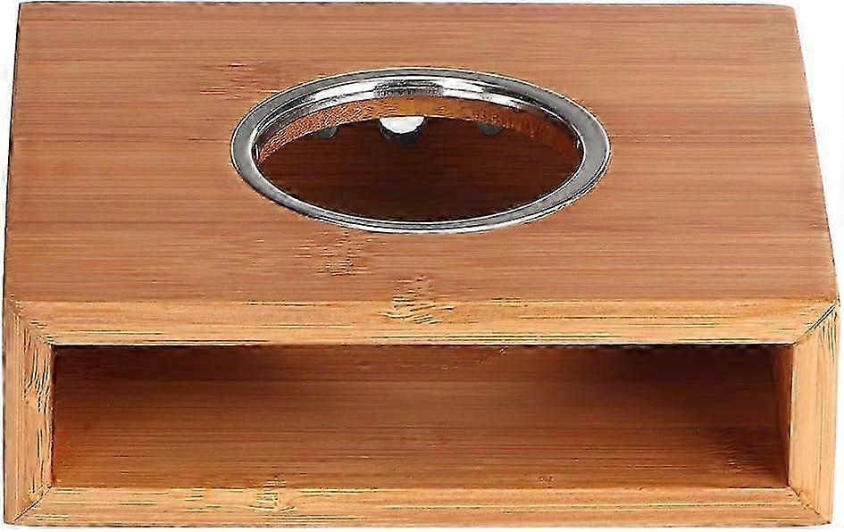 Bamboo Teapot Heating Base, Household Teapot Warmer for Tea Set Accessories, Compatible with Various Teapot Styles