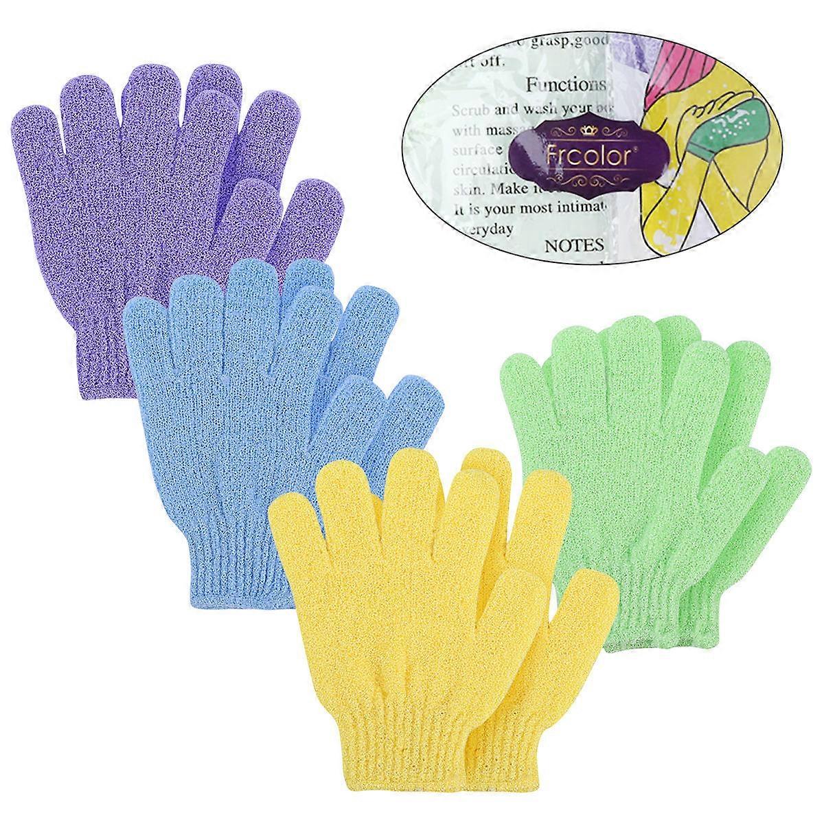 Exfoliating Mitts for Skin Smoothing, Versatile and Easy to Handle