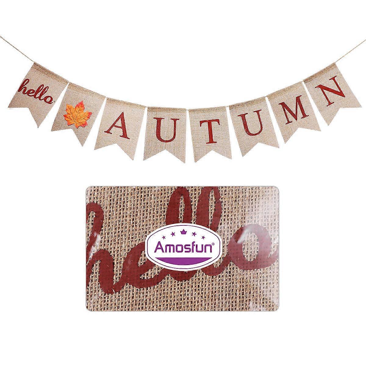 Fall Themed Decoration Banner, Versatile Use for Events and Photoshoots