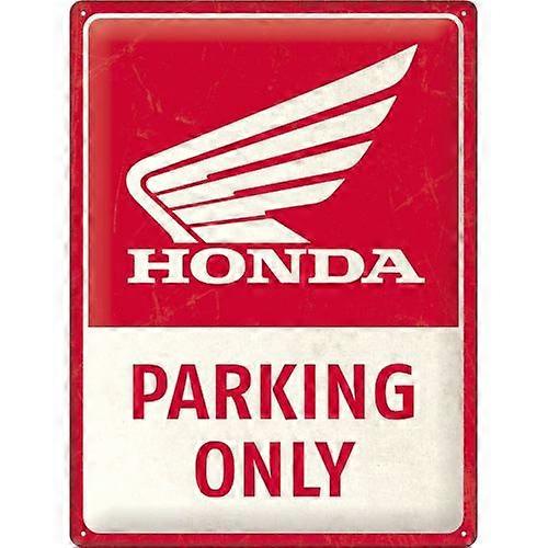 Nostalgic-Art Large Sign Honda MC - Parking Only