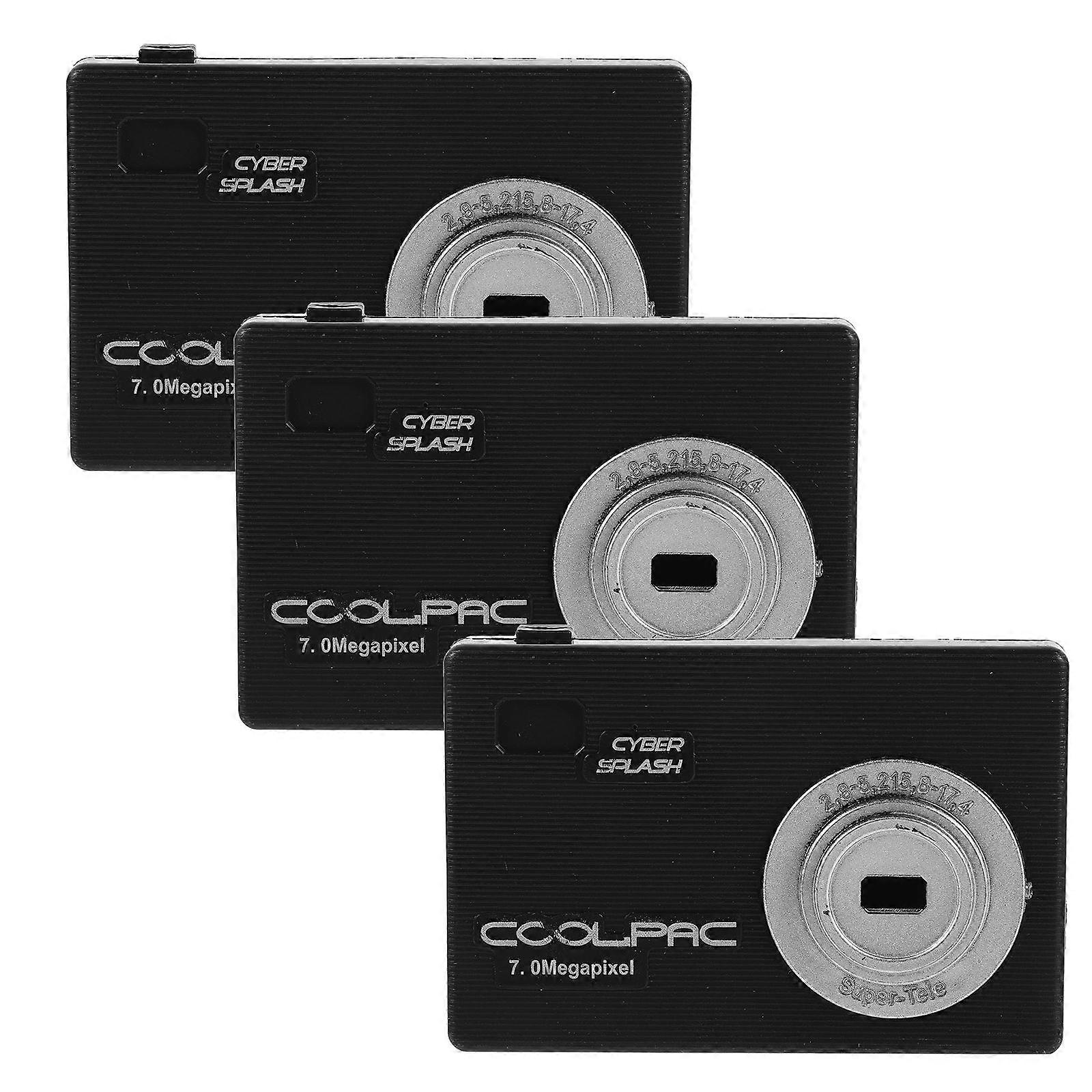 3pcsトリックカメラジョークいたずら水おもちゃシミュレーションカメラハロウィーンパーティーおもちゃ子供のおもちゃハロウィーンエイプリルフールのギフト(パターン)