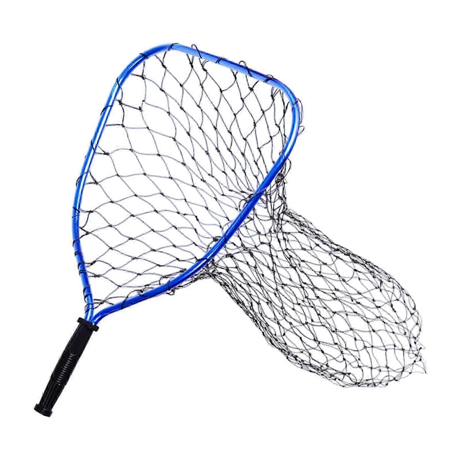 2025 Fishing Net Catching Mesh Lightweight Non Slip Grip Practical Fishing Supplies Landing Net for Freshwater Saltwater Kayak