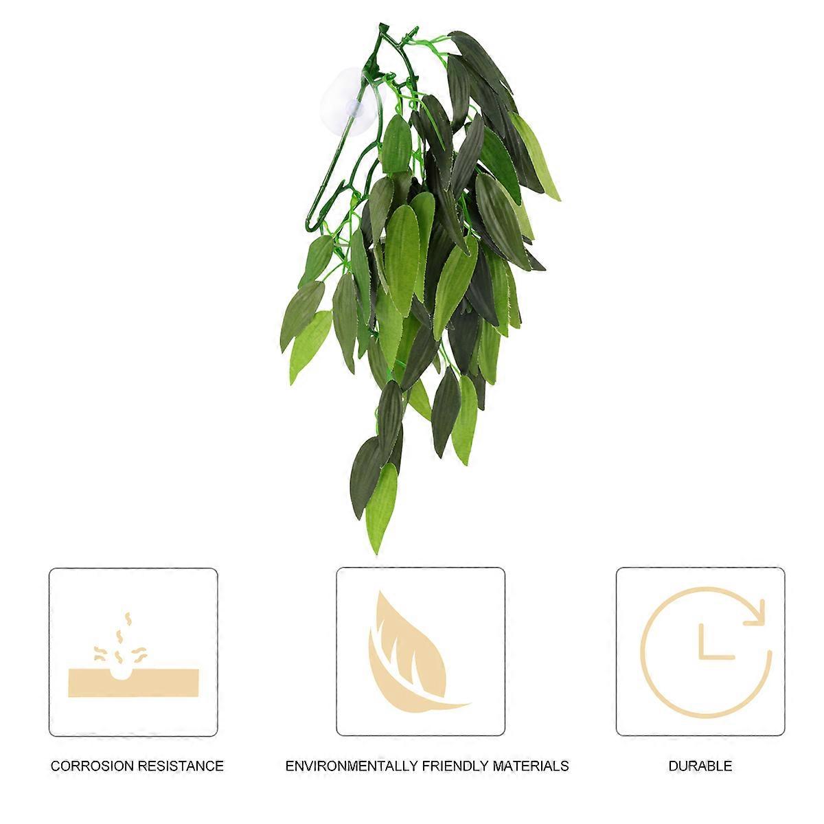 Artificial Water Plant, Improve Fish Habitat with Stylish Rattan Accents