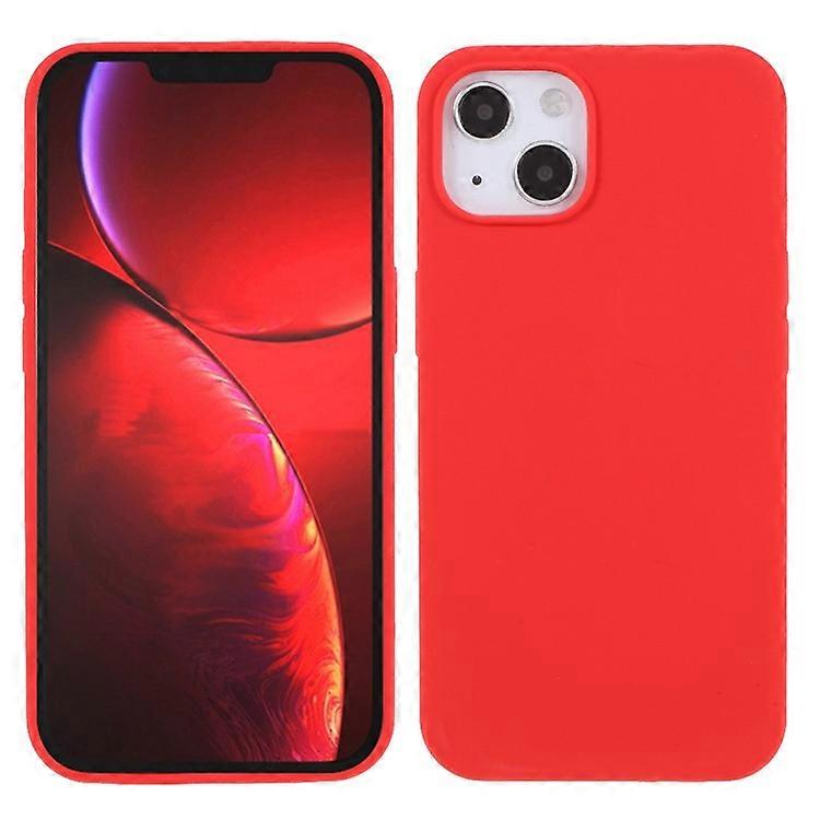 Solid Silicone Slim Shockproof Phone Case with Soft Microfiber Lining Compatible For iPhone 13 6.1 inch