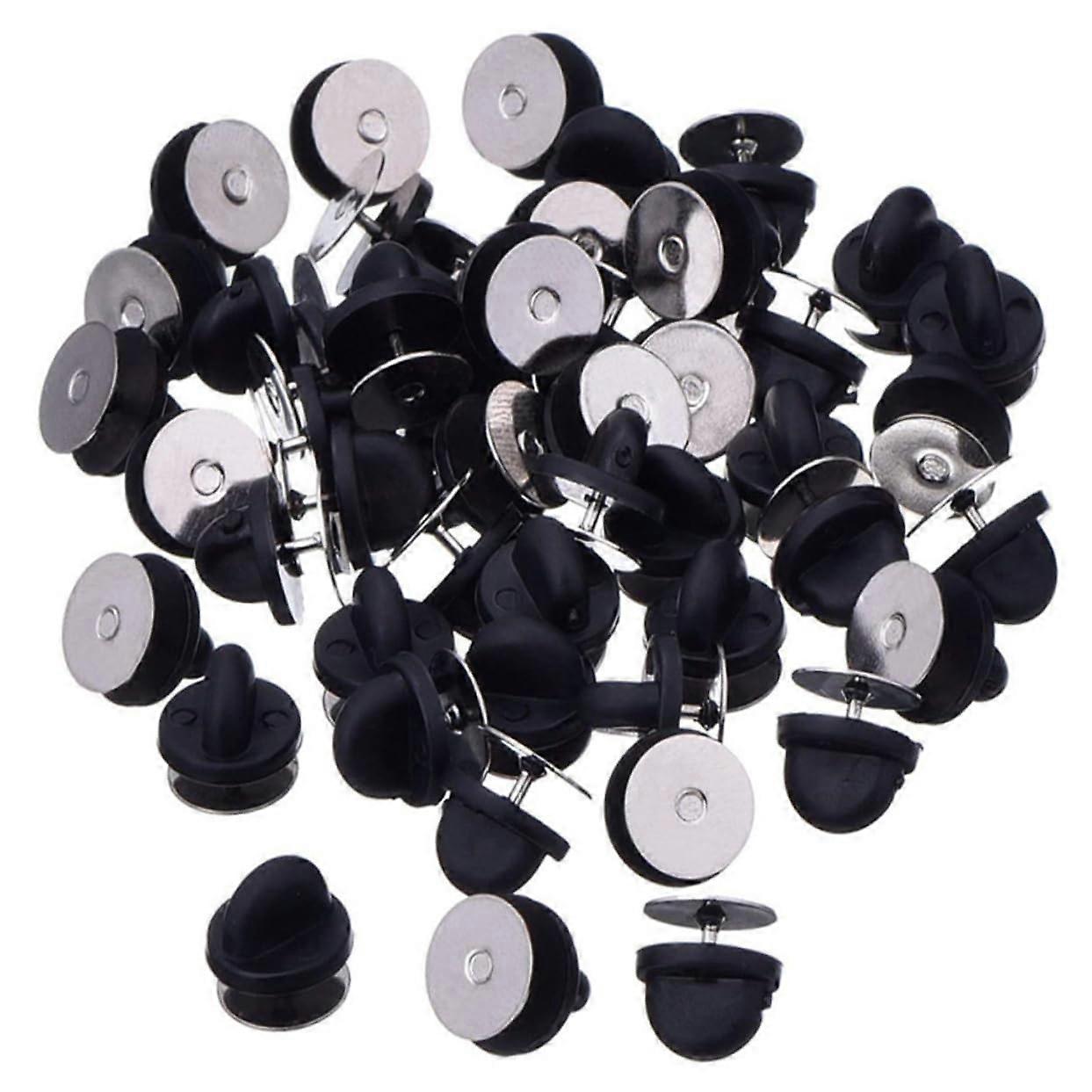 Lapel Pin Backs Multipurpose Pin Back Flat Round Replacement Pin for DIY Accessory Hat Badge Tie