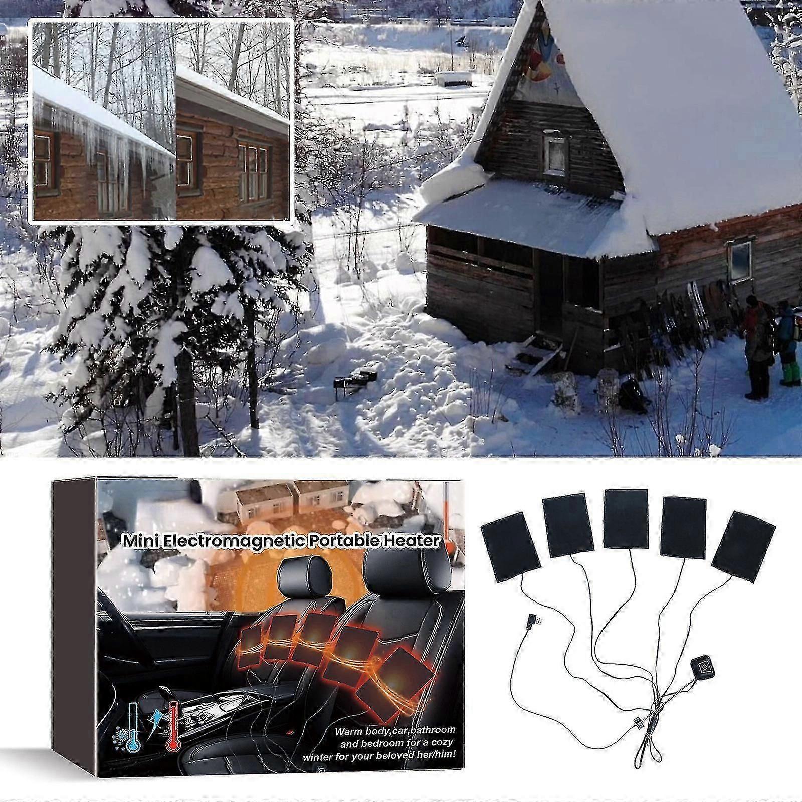 Mini Electromagnetic Portable Heater, Portable Heated Patches, Mini Electromagnetic Portable Heater Patches Reusable Heating Patches