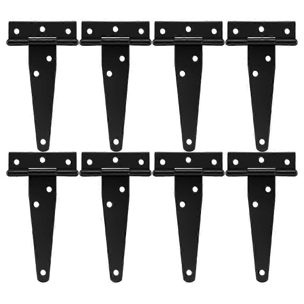 Gate Hinge Hardware Tee Shape Hinges Door Accessory 3 93x2 55x0 20Inch Durable 8Pcs