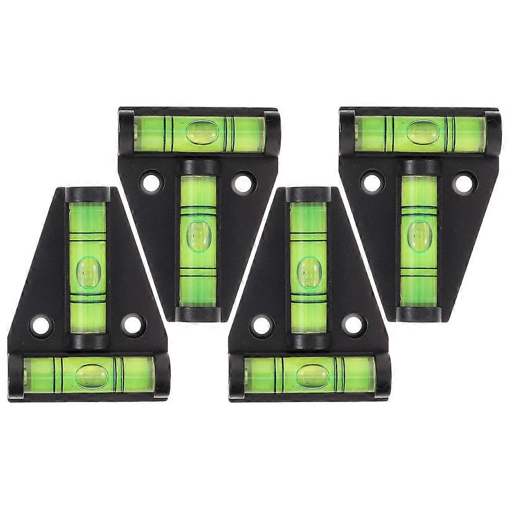 Bubble Level For Precision Leveling Plastic Material Leveler For Rv And Travel 4Pcs