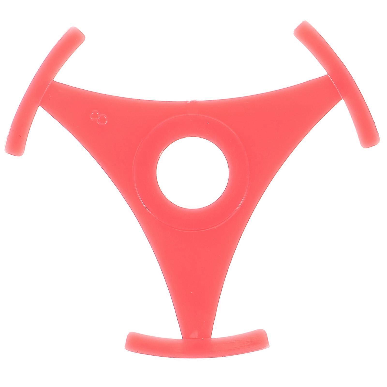 Turntable Accessories Triangle Record Adapter for Music Listening Red 4x4cm 0.2cm Thick Stable Performance 1Pack