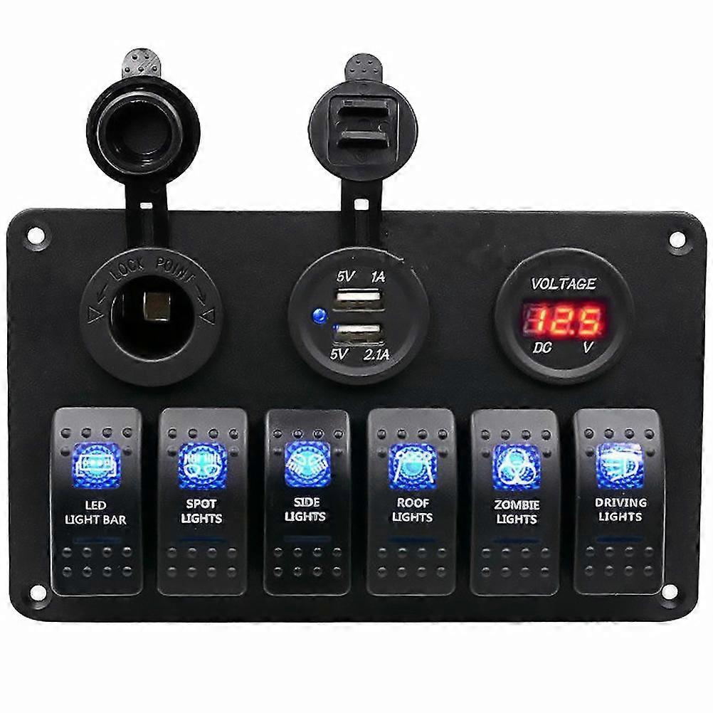 Ship Vehicle Panel Water Tight Marine Environment Combination Switch Nylon Material 1Set