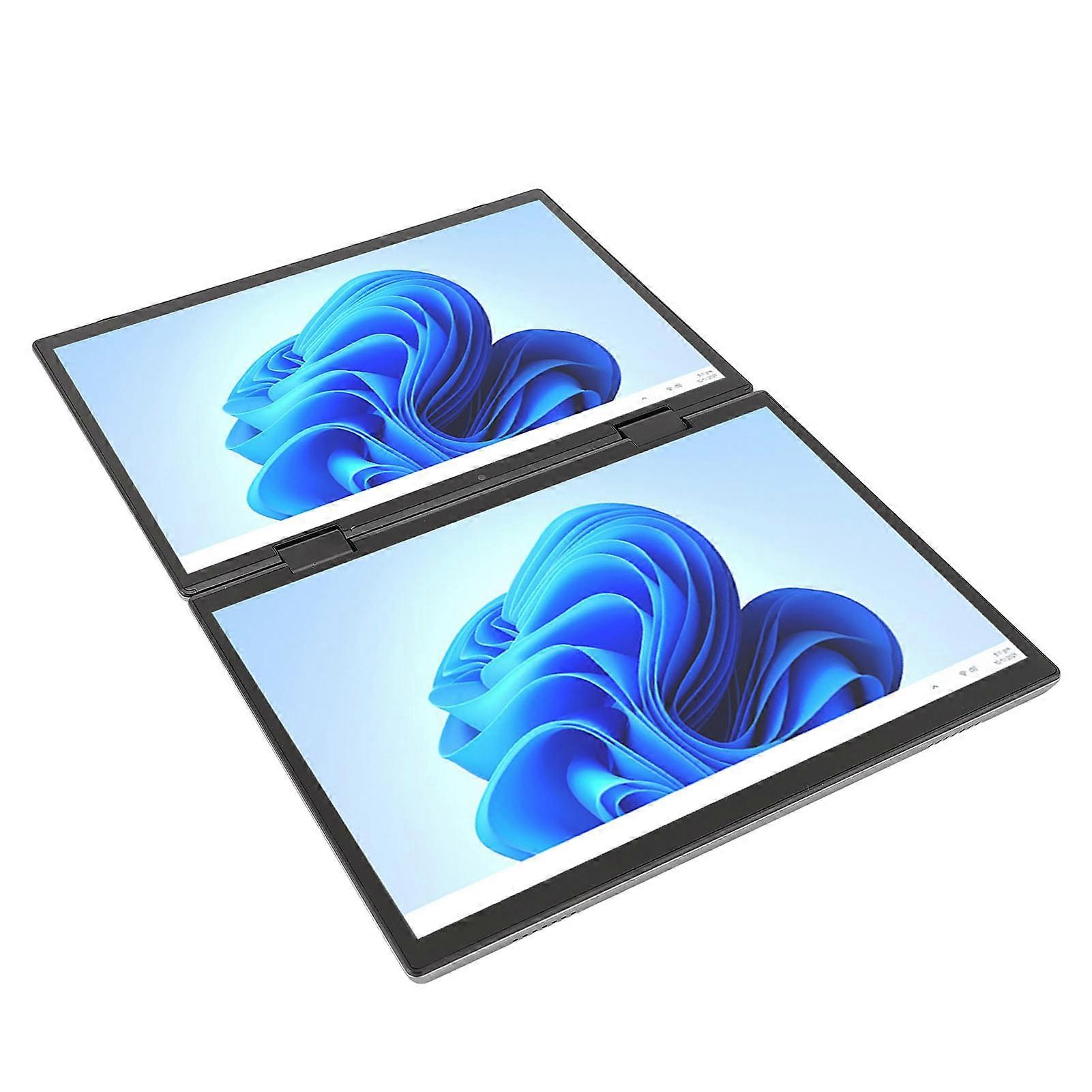 Double Screen Laptop 4K 16GB LPDDR5 512GB M.2 SSD BT5.2 2MP Camera G Sensor Double 10.5 Inch Touch Screen Laptop for Win 11 Pro